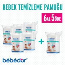 Bebedor Bebek Temizleme Pamuğu 6 Al 5 Öde