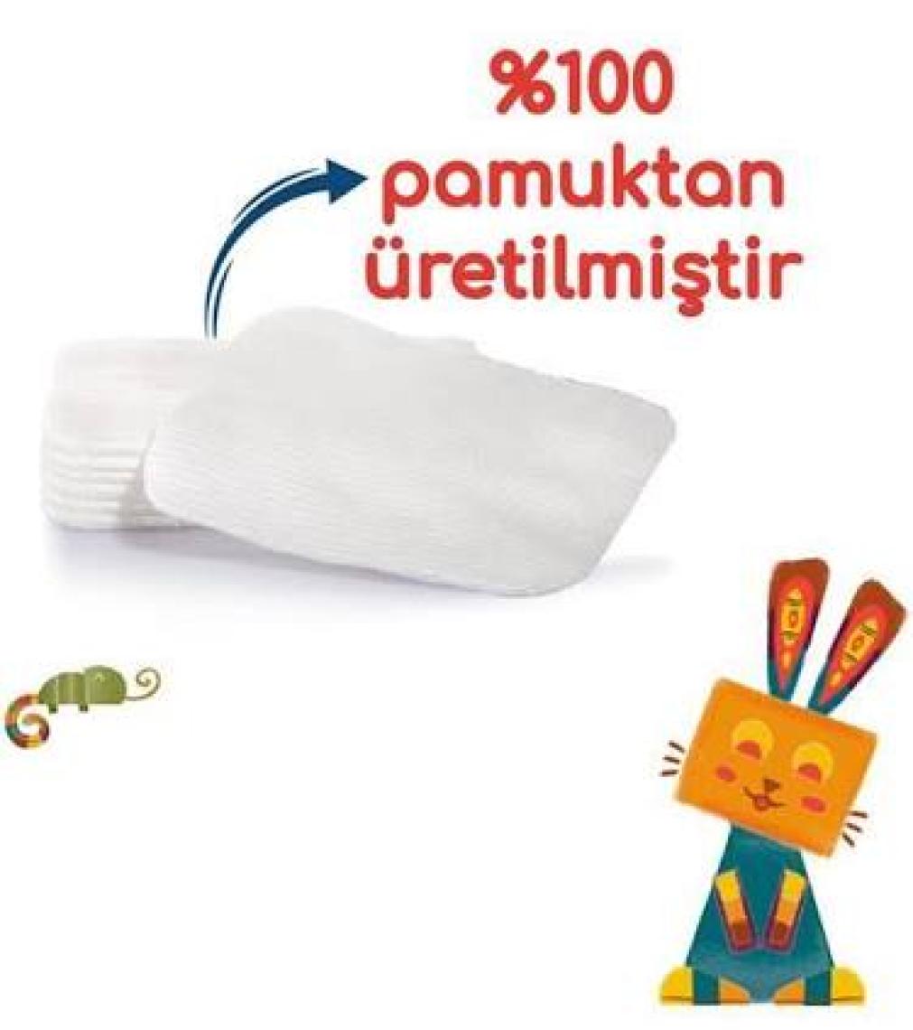 Bebedor B-631 Bebek Temizleme Pamuğu2 Li Paket