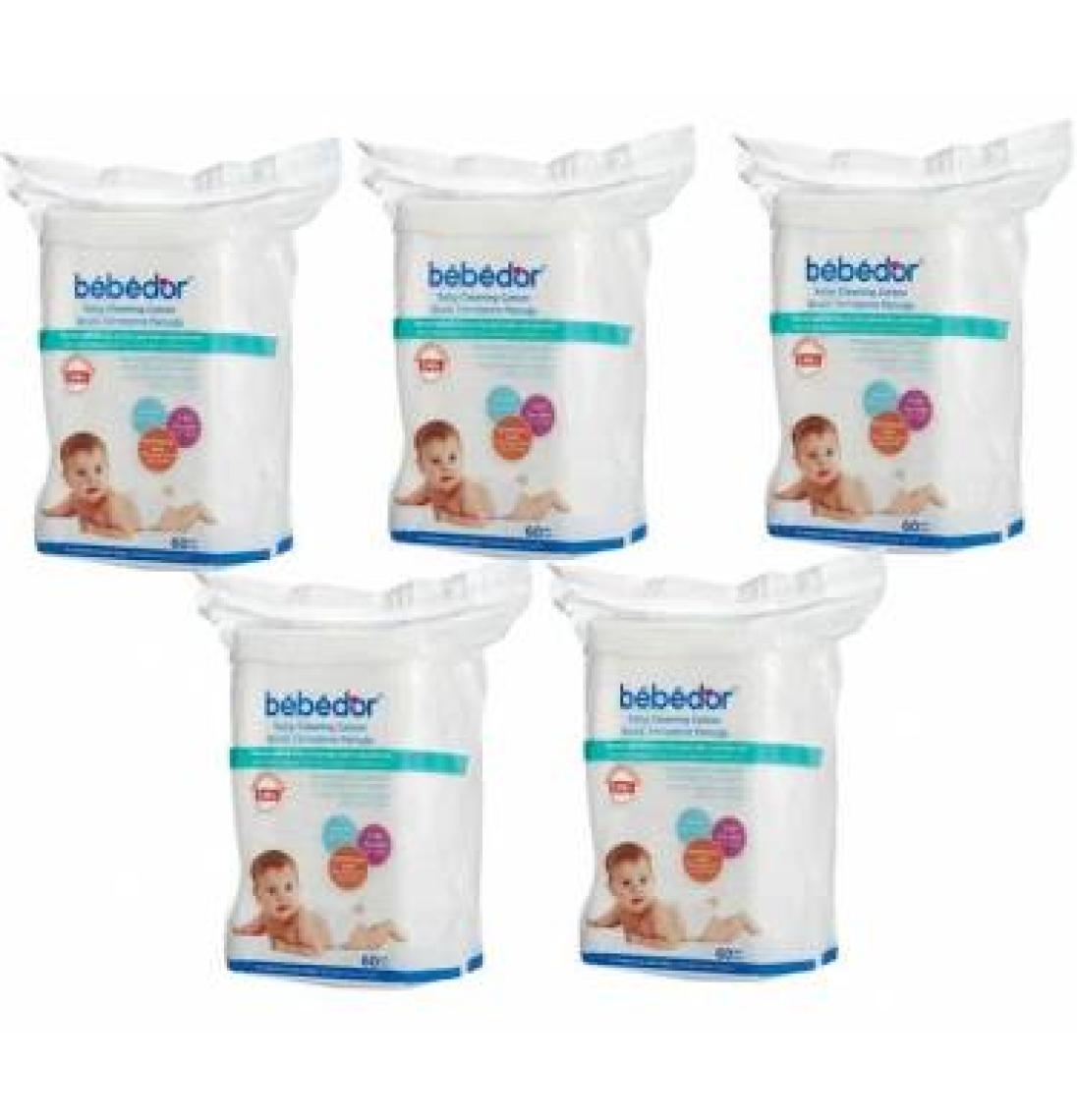 Bebedor B-631 Bebek Temizleme Pamuğu2 Li Paket
