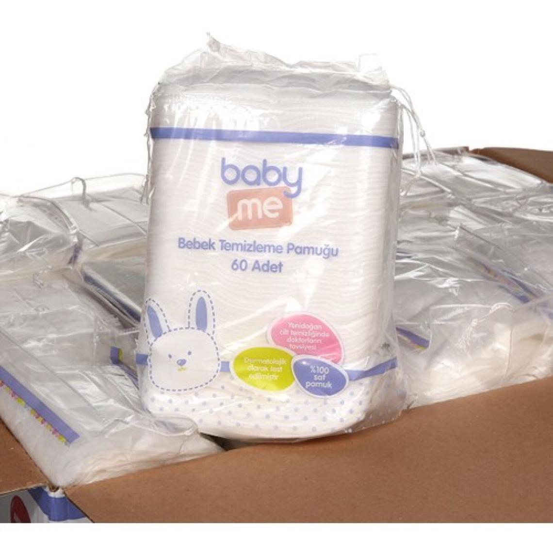 Baby&Me 60'lı 15 Paket Bebek Temizleme Pamuğu