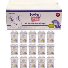 Baby&amp;Me 60'lı 15 Paket Bebek Temizleme Pamuğu