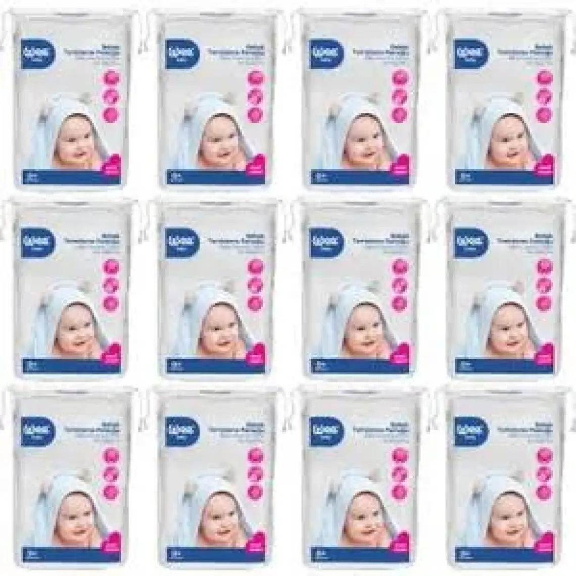 Wee Baby Bebek Temizleme Pamuğu 60'lı - 12 Adet