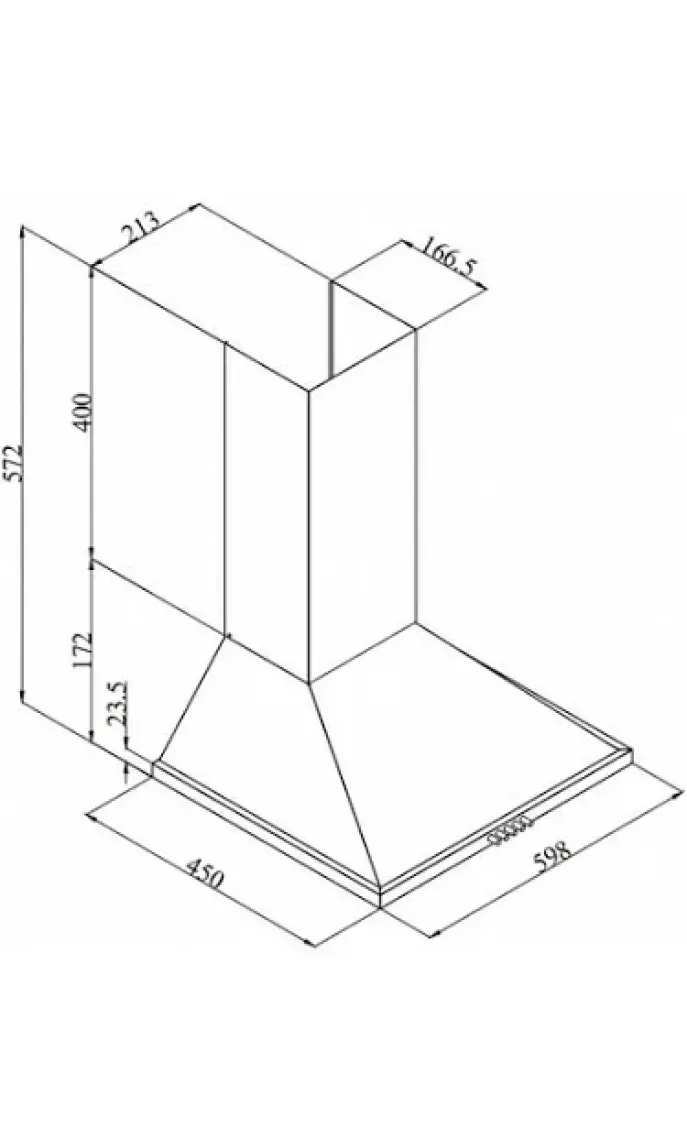 Esty 2240 Siyah 60 Cm Davlumbaz