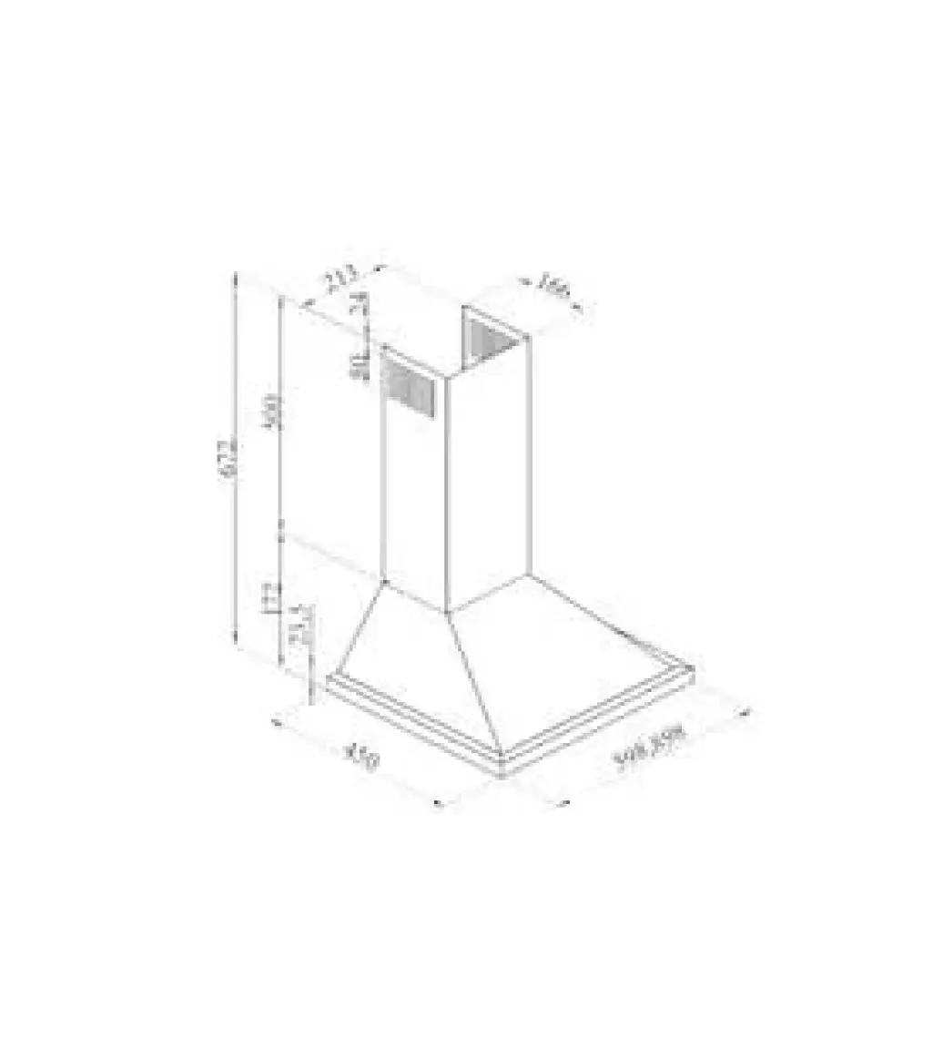 Esty 2240 Siyah 60 Cm Davlumbaz