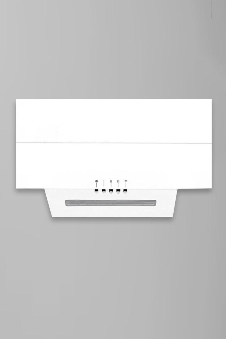 Alveus Mod F17 Duvar Tipi Davlumbaz - Beyaz Alüminyum Filtre ile 450 m³/s Yüksek Emiş Gücü ve Sessiz Çalışma