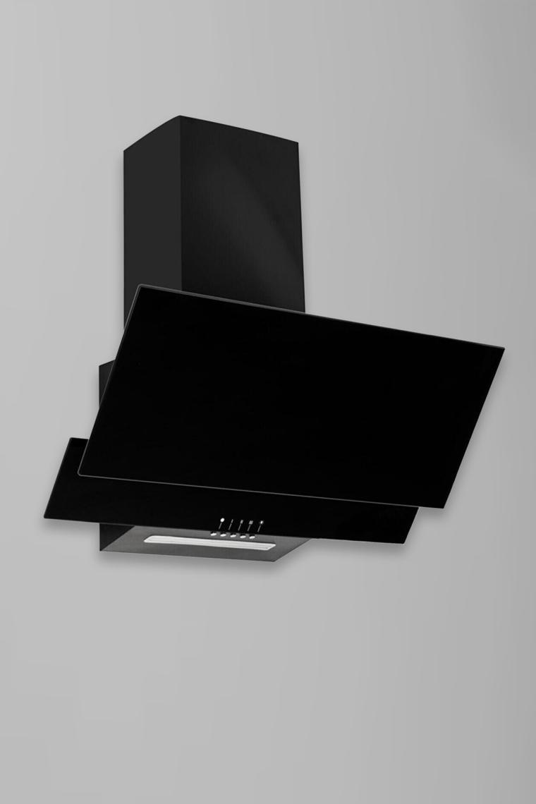 Whıte Daısy Mod F17 Siyah Davlumbaz