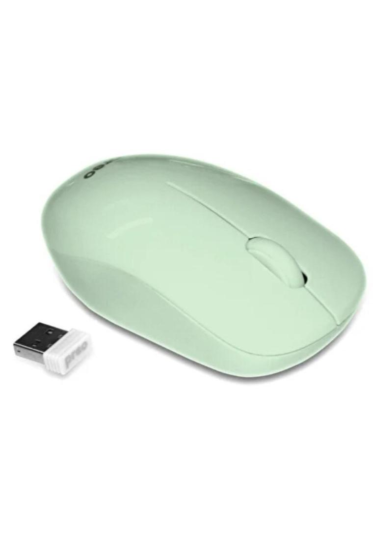 M19 Ergonomik Pastel Kablosuz Sessiz Mouse Yeşil