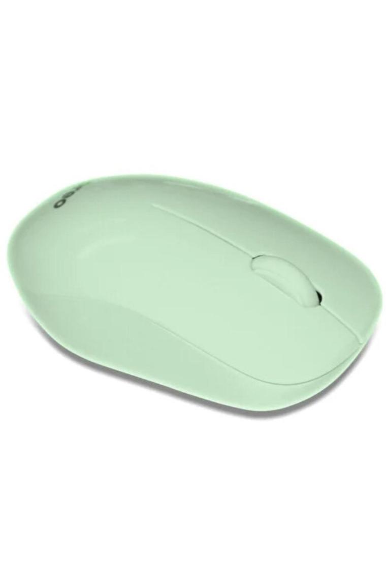 M19 Ergonomik Pastel Kablosuz Sessiz Mouse Yeşil