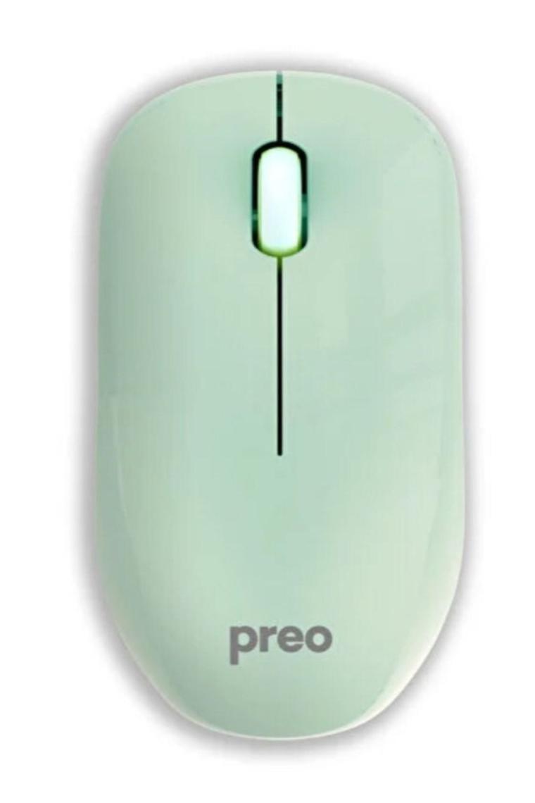 M19 Ergonomik Pastel Kablosuz Sessiz Mouse Yeşil