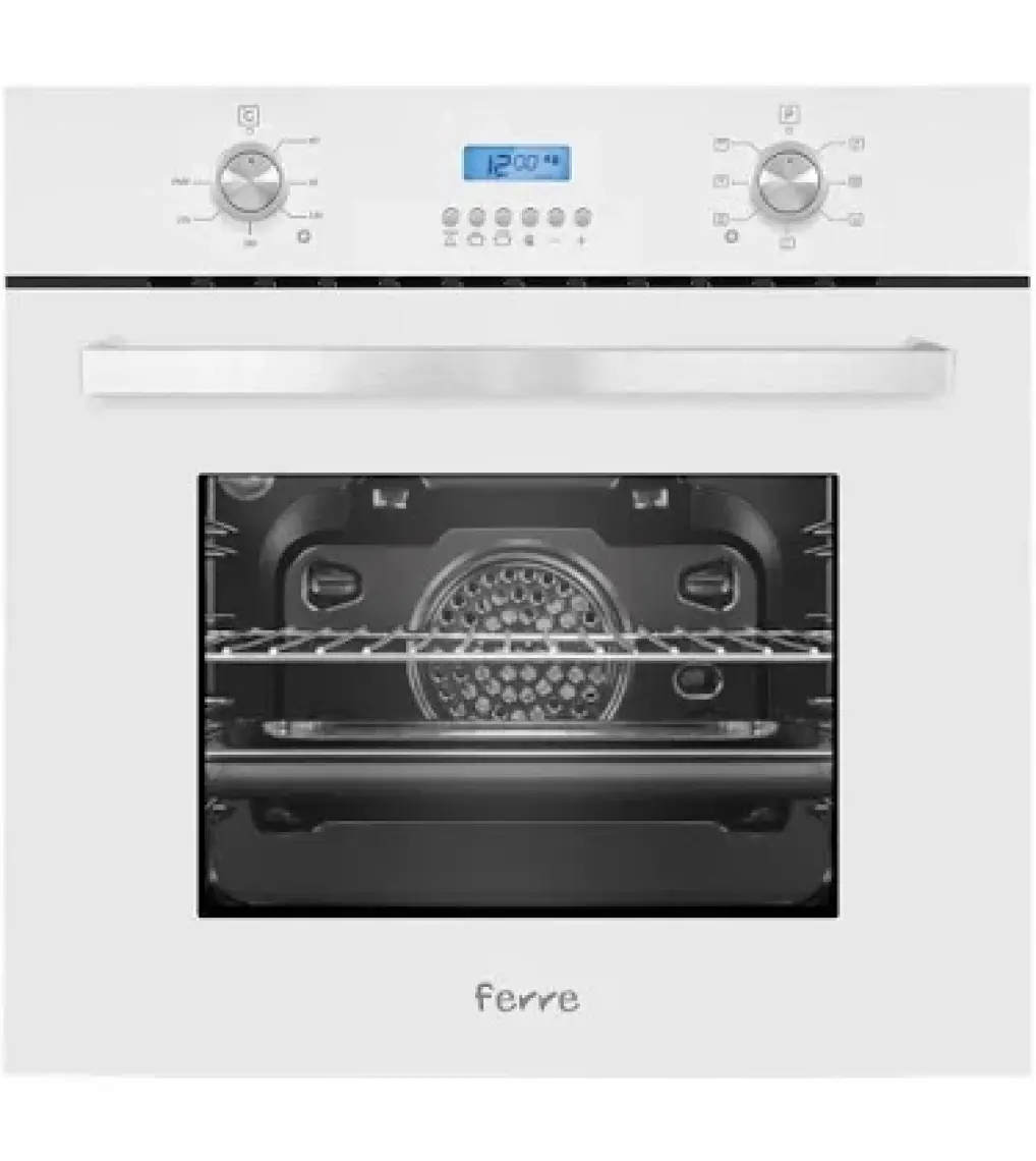 Ferre D004 Beyaz Yatay Cam Davlumbaz