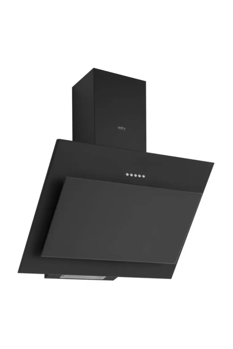 Esty 3460 Siyah  Cam 60 cm Davlumbaz