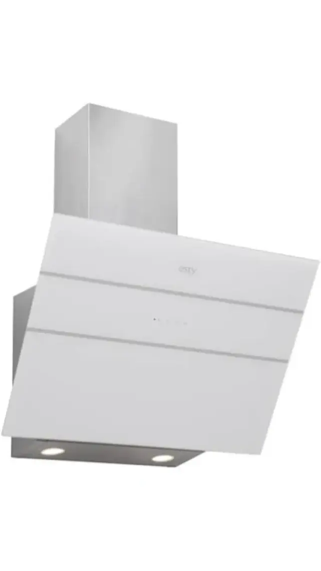 Esty 3473 Plus 60 cm Dekoratif Cam Davlumbaz