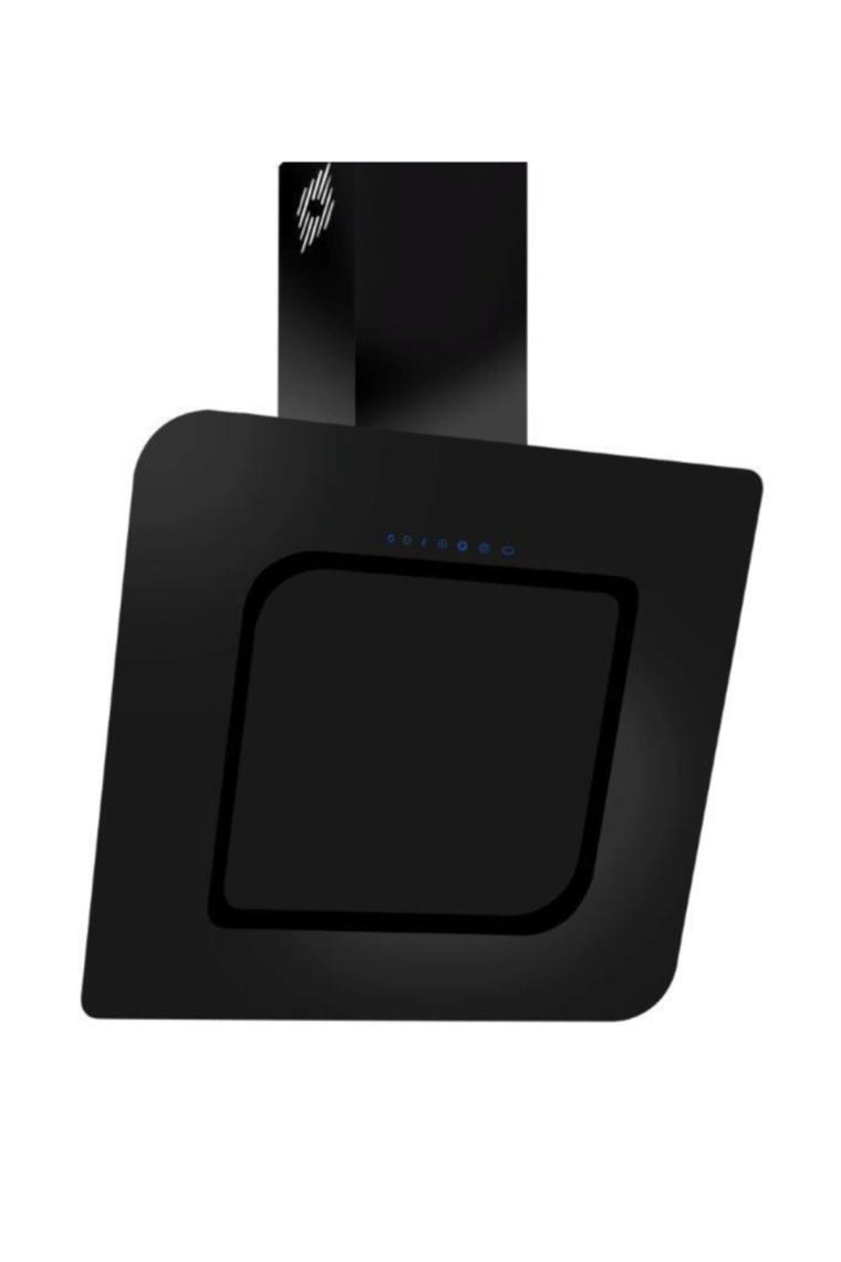 D8 60 cm Siyah Cam Ankastre Sessiz Davlumbaz