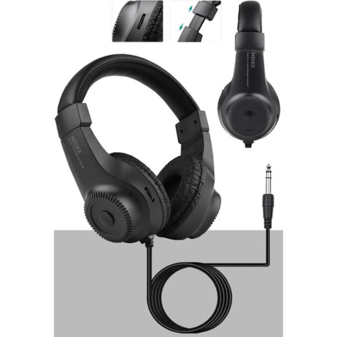 Midex MGA-25RD-HD Elektro Gitar Amfisi 25 Watt USB Bluetooth ve Şarjlı (Amfi Kulaklık ve Jack Kablo)