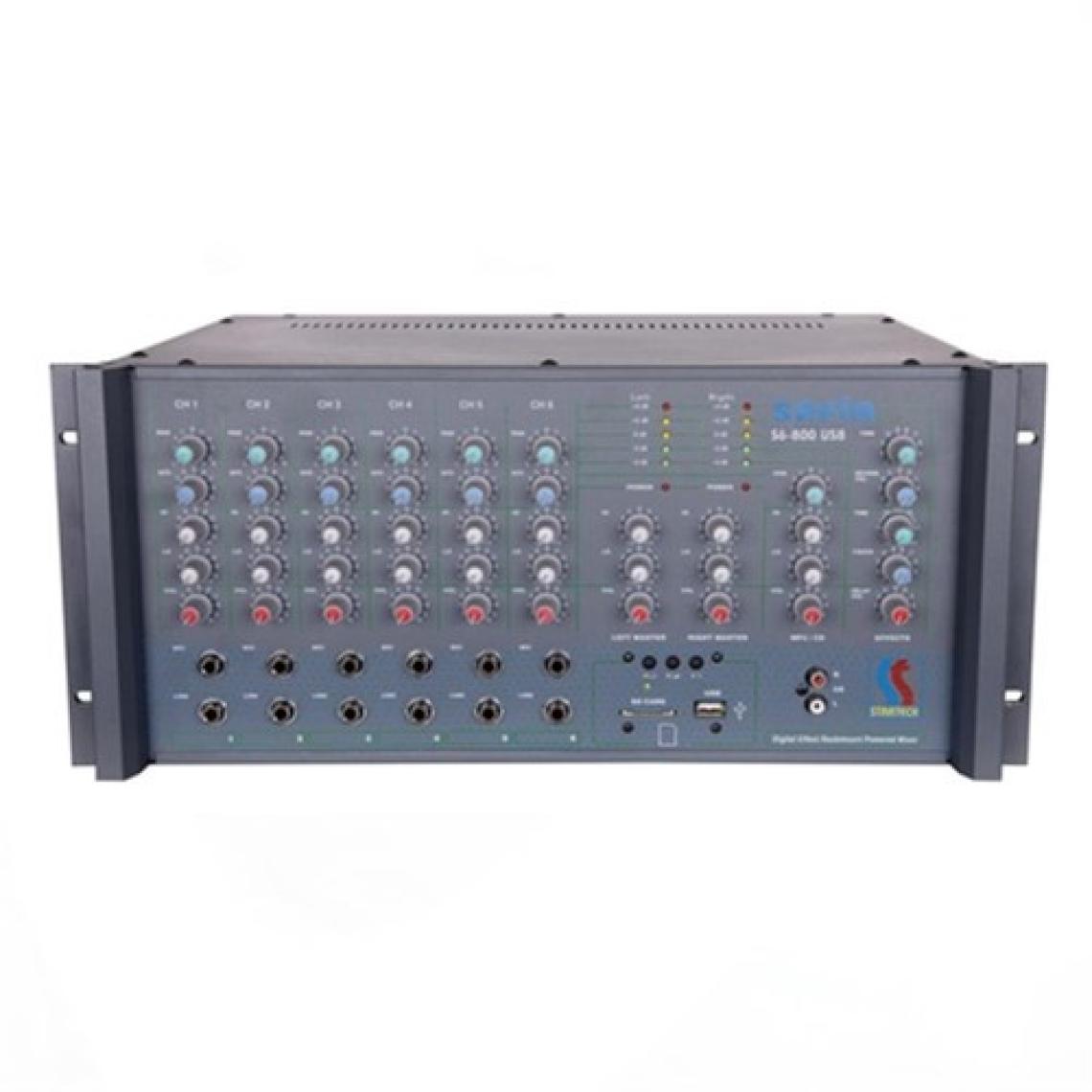 Startech Safir Sr 6/800 Usb Power Mikser Amfi 2X400 Watt