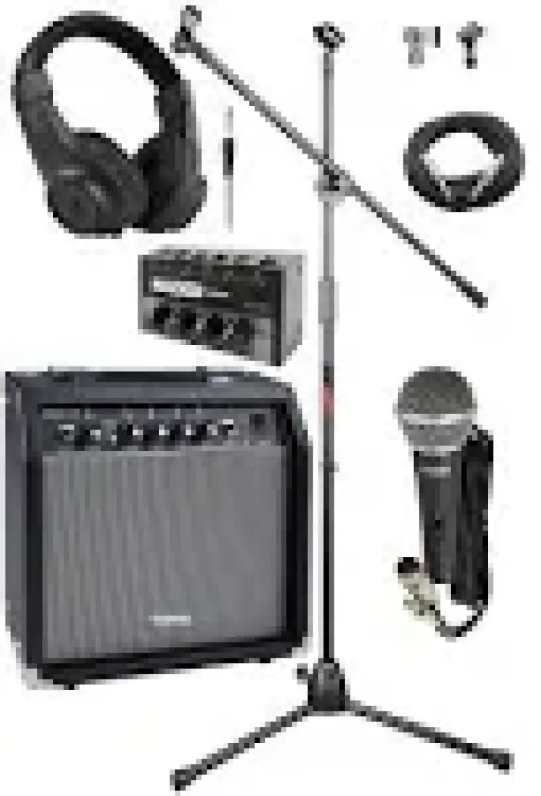 Midex MGA-35BK-FP Elektro Gitar Amfi Seti 35 Watt