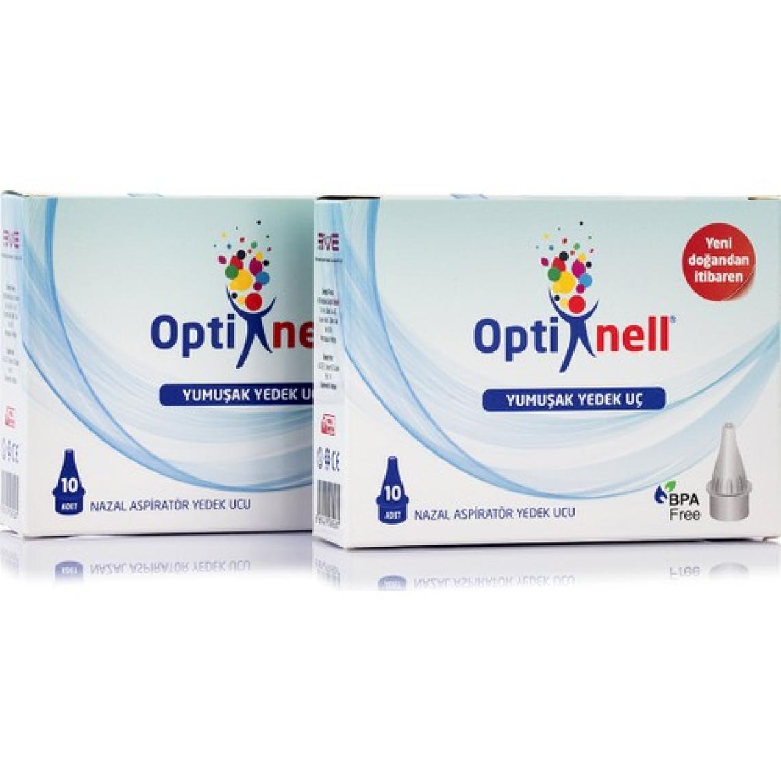 Optinell Nazal Burun Aspiratör Otribebe Uyumlu Yedek Uç 2 Kutu SKT 07/2028