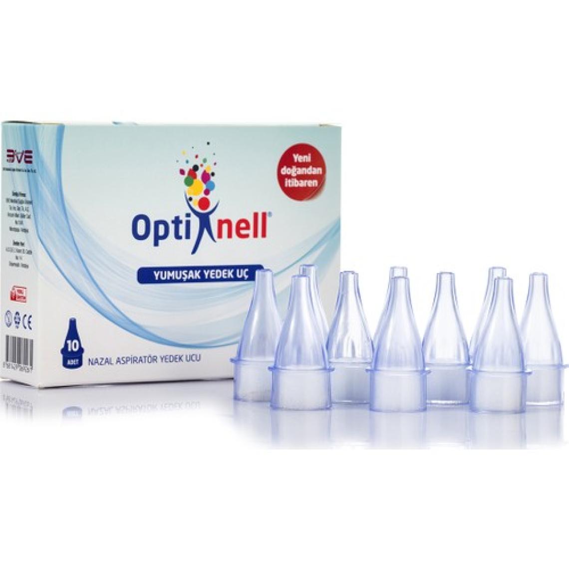 Optinell Nazal Burun Aspiratör Otribebe Uyumlu Yedek Uç 2 Kutu SKT 07/2028