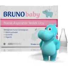 Bruno Baby Nazal Aspiratör Yedek Ucu 3 x 10'lu
