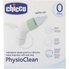 Chicco PhysioClean Yumuşak Uçlu Burun Aspiratörü - Ergonomik, Silikon, Manuel ve Taşınabilir, 0 Ay ve Üzeri