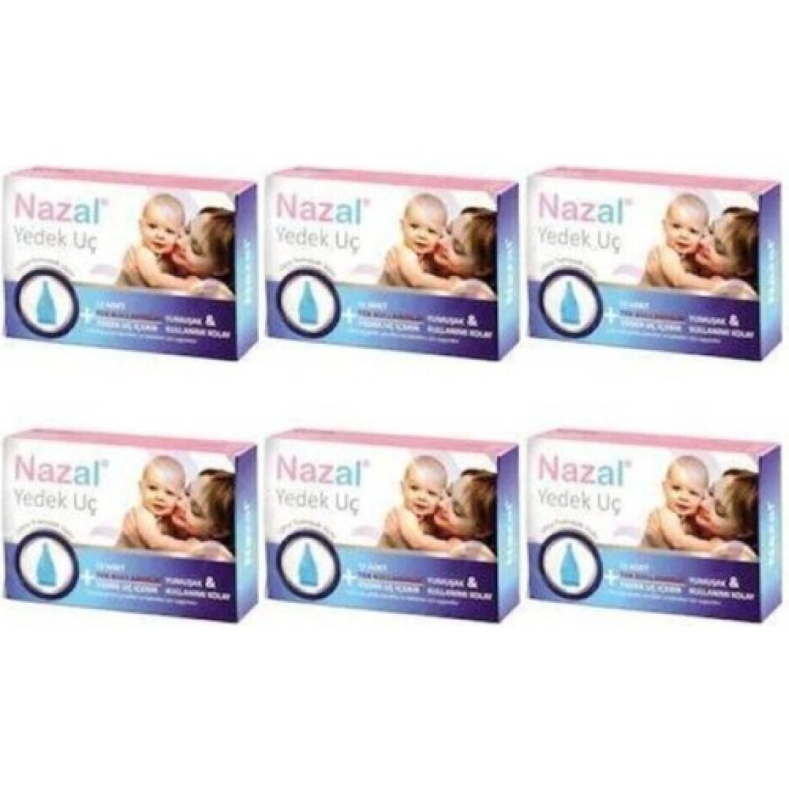 Nazal Burun Aspiratör 12'li Yedek Uç 12 Adetlik 6 Paket Yedek Uç (Otribebeuyumlu) 6 Paket Nazal Asp