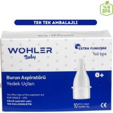 Wohler Nazal Burun Aspiratörü Yedek Uç 10 'lu ( Otribebe Uyumlu )
