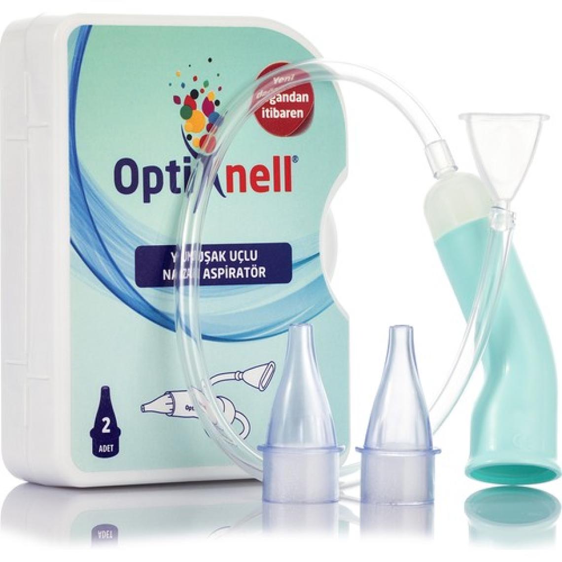 Optinell Nazal Burun Aspiratörü Yedek Ucu 4 Kutu+Aspiratör SKT 07/2028