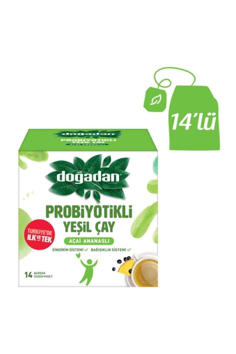 Probiyotikli Yeşil Çay Açai Ananaslı 14l'ü