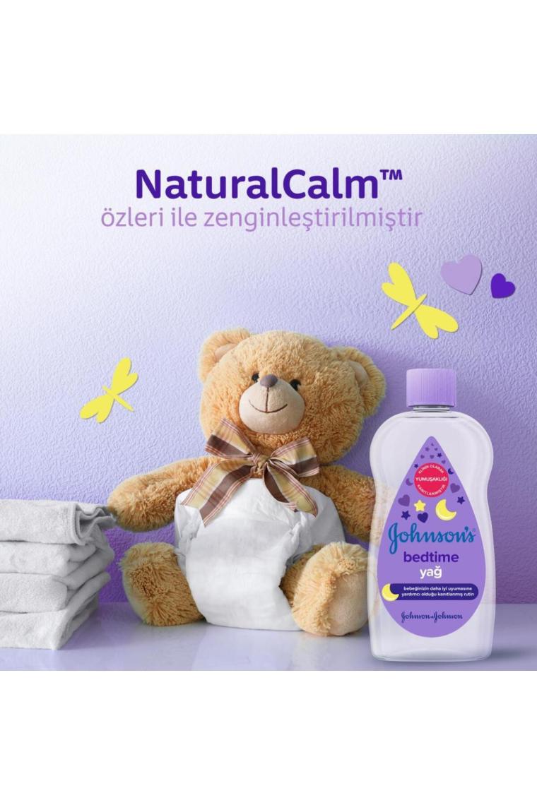 Johnsons Baby Bedtime Oil Mor Bebek Yağı 300 ml
