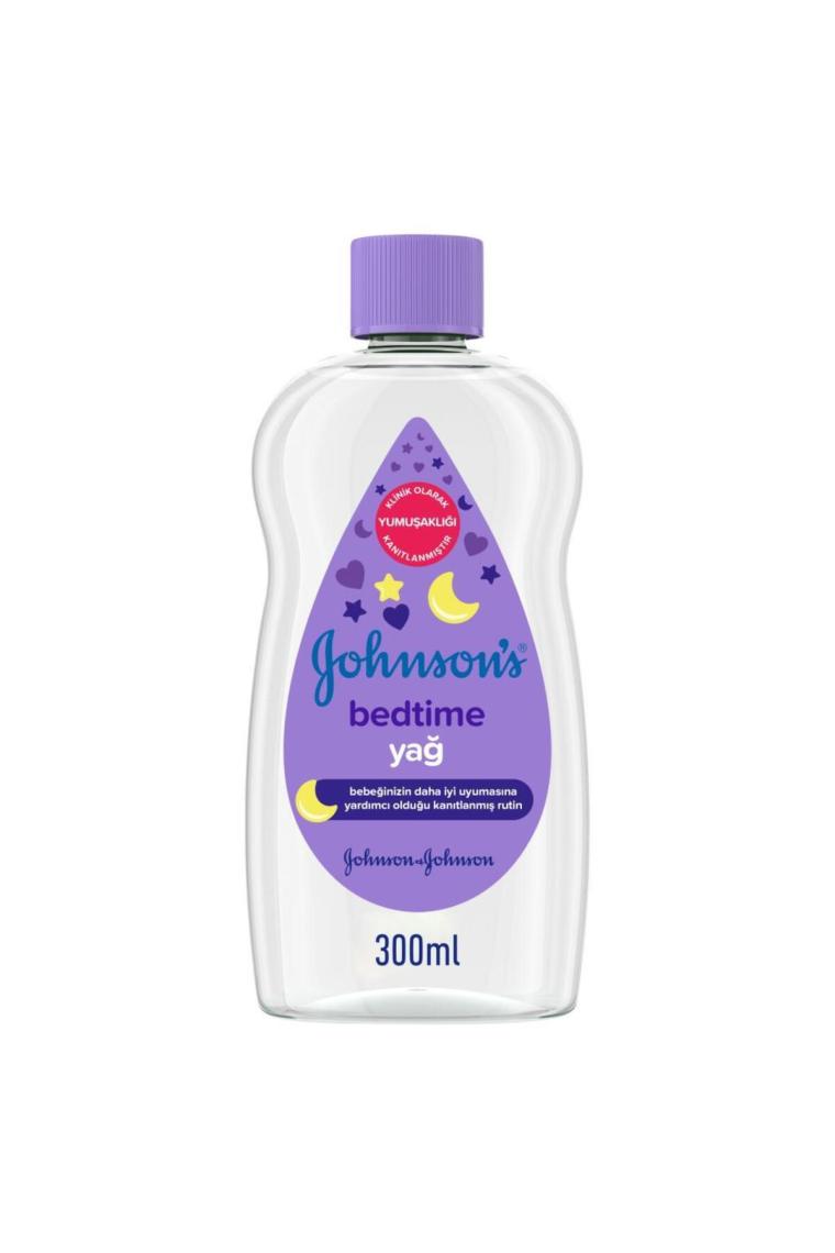 Johnsons Baby Bedtime Oil Mor Bebek Yağı 300 ml