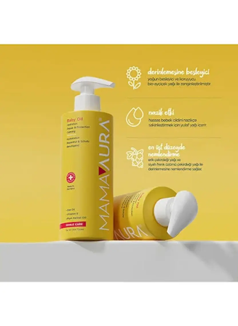 Mamaaura Içerikli Bebek Bakım Yağı - Baby Oil 200 ml