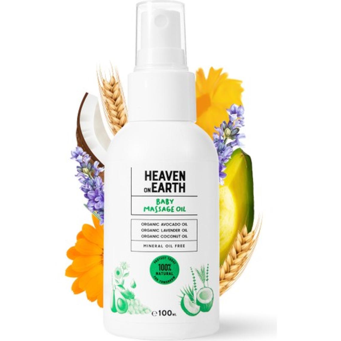 Heaven on Earth HonE VEGAN %100 DOĞAL VE ORGANİK içerikli Bebek Masaj Yağı/ Heaven on Earth HonE Vegan, 100% Natural Baby Massage Oil-100mL