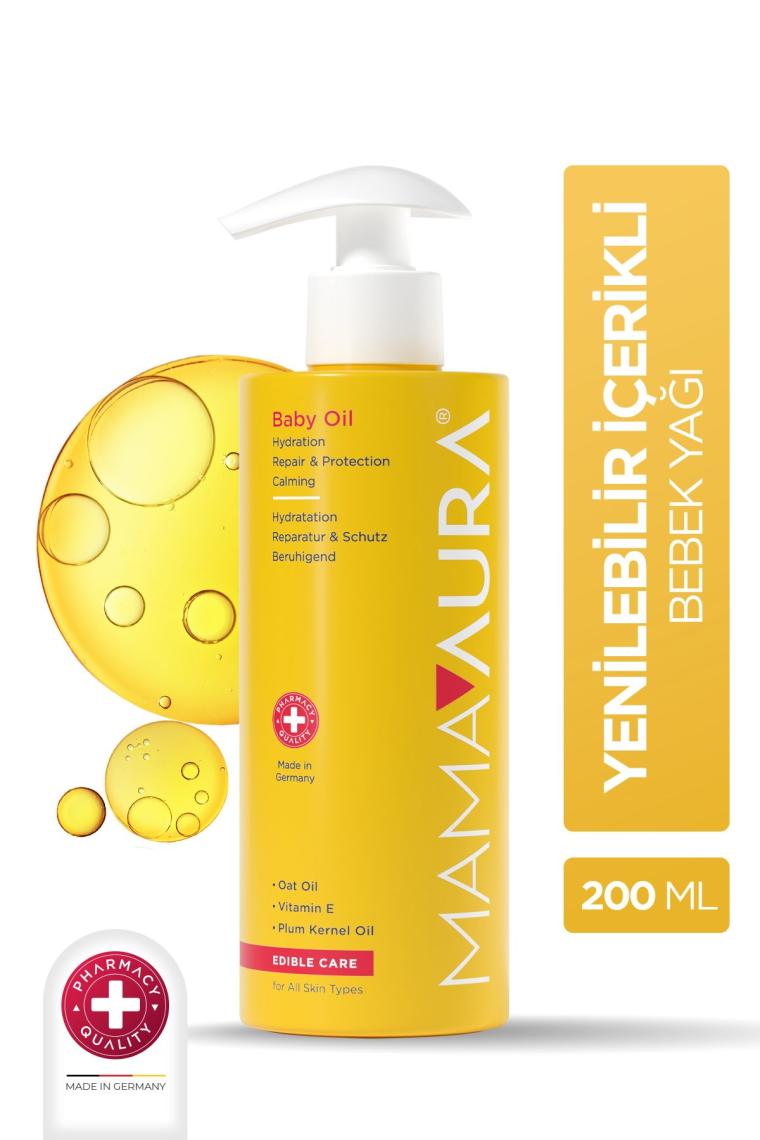 Mamaaura Içerikli Bebek Bakım Yağı - Baby Oil 200 ml