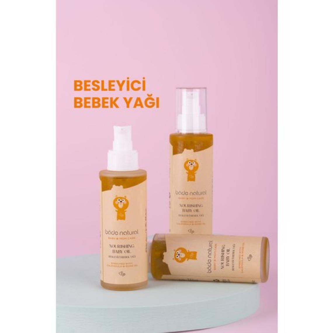 Bade Natural Besleyici ve Rahatlatıcı Bebek Masaj Yağı %100 Doğal 100 ml