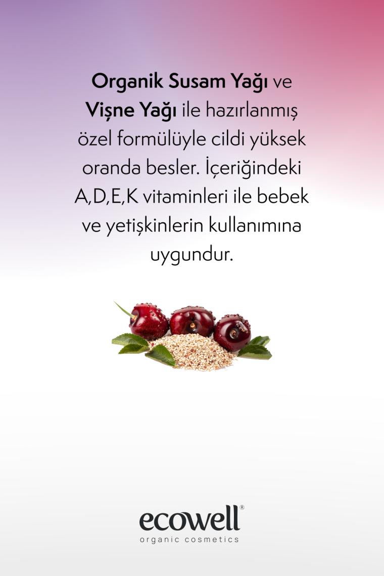 Bebek Yağı, Organik & Vegan Sertifikalı, Hipoalerjenik, Nemlendirici, Rahatlatıcı Bebe Masajı, 100ml