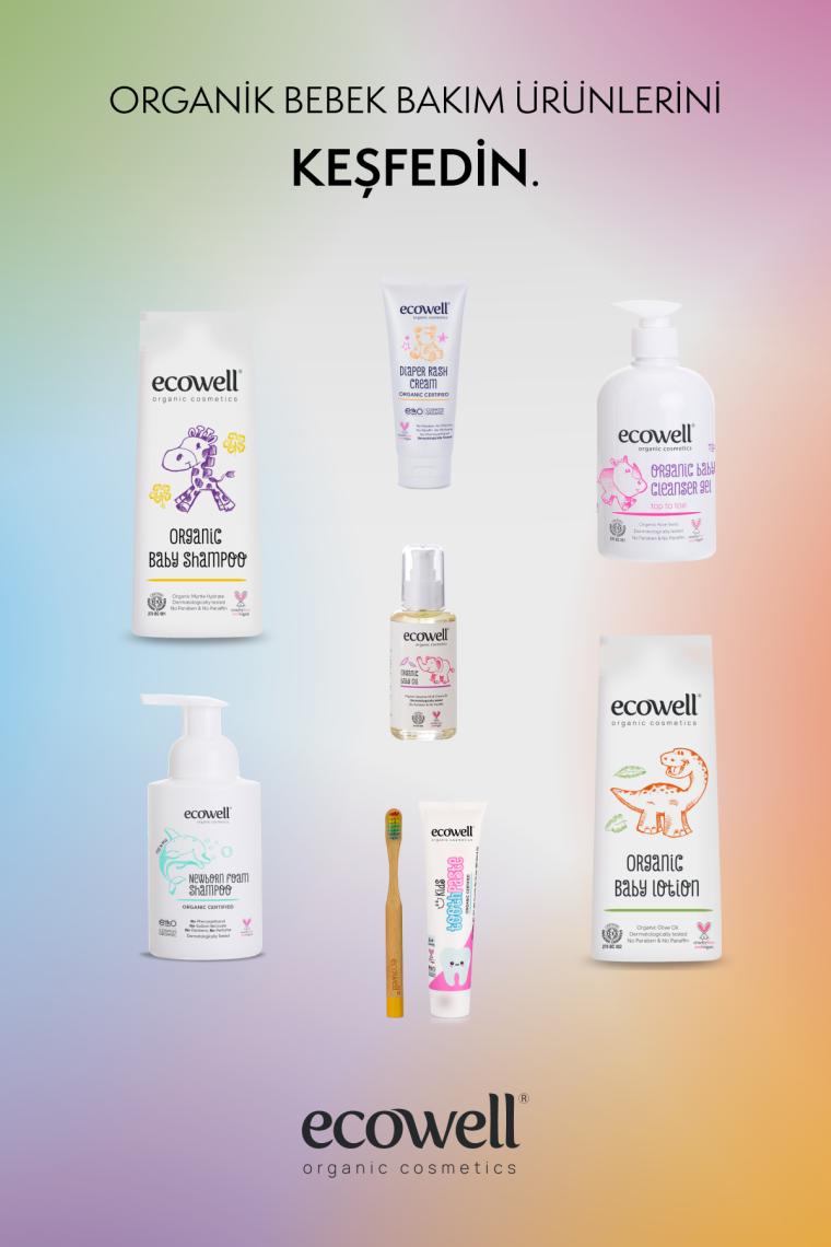 Bebek Yağı, Organik & Vegan Sertifikalı, Hipoalerjenik, Nemlendirici, Rahatlatıcı Bebe Masajı, 100ml