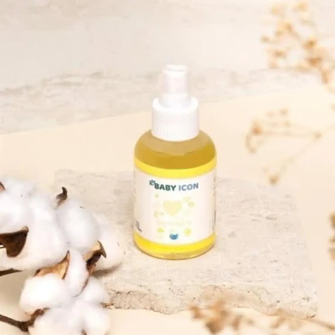 Baby Icon Yeni Doğan Bebek Bakım Masaj Yağı Bebe Yağı Baby Oil 100ML