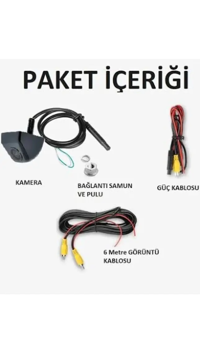 YATE10 Dinamik Hareketli Çizgili  Trajectory Tecnology Geniş Açı Arka Görüş Kamerası
