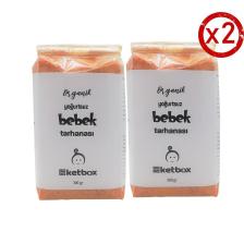 Organik Yoğurtsuz Bebek Tarhanası +6 Ay 600gr (300gr*2 Paket) Katkısız Doğal