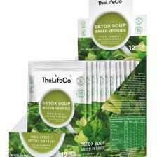 Katkısız Yeşil Sebzeli Detoks Çorbası Karışımı 21 G - 12’li Kutu (DÜŞÜK KALORİLİ, VEGAN, GLUTENSİZ)