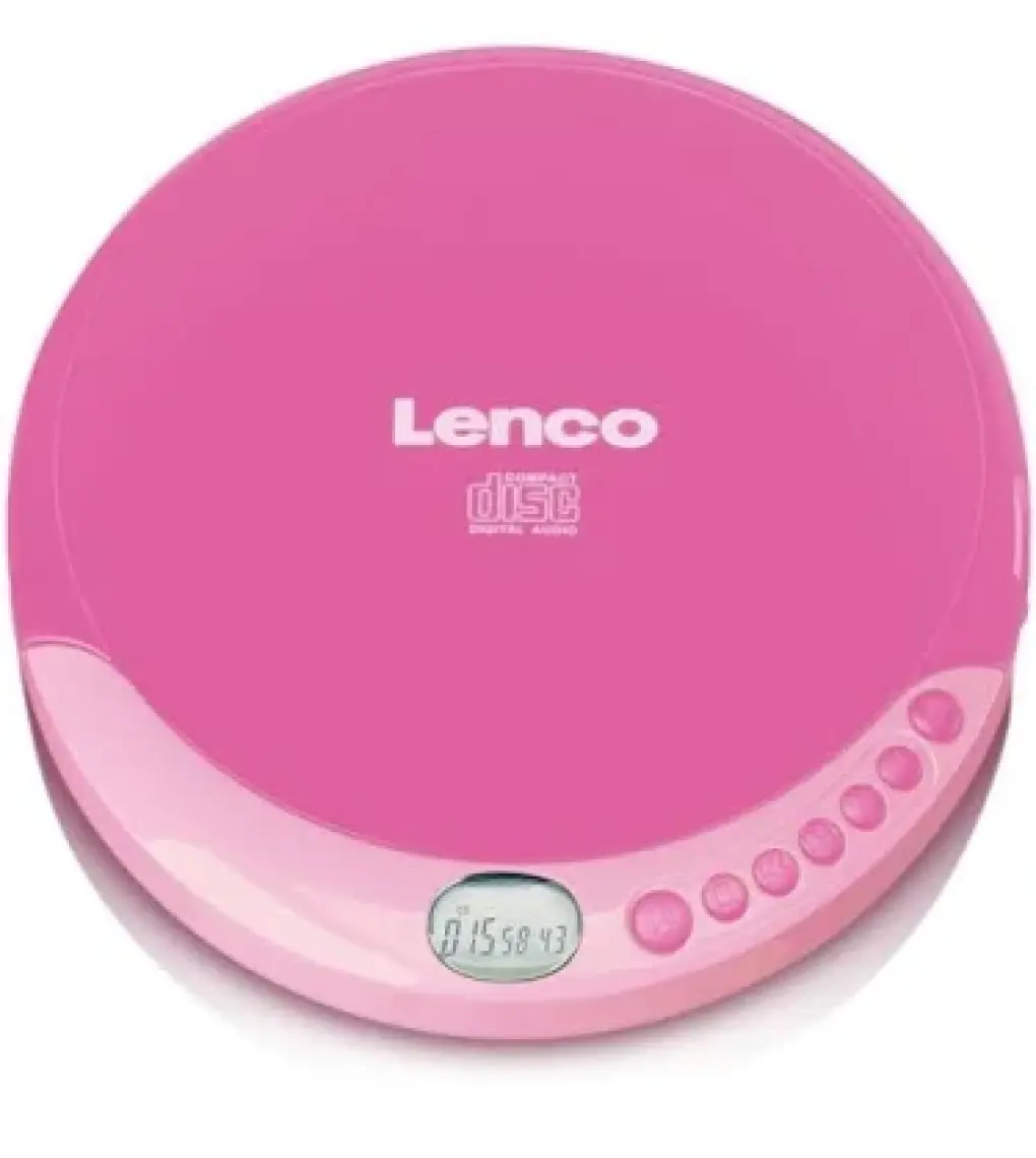 Taşınabilir Cd Çalar Discman Şarj Özellikli Pembe Cd-011 Pk