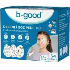 B-Good Göz Kapama Bandı Kız Çocuk Desenli 54 Adet