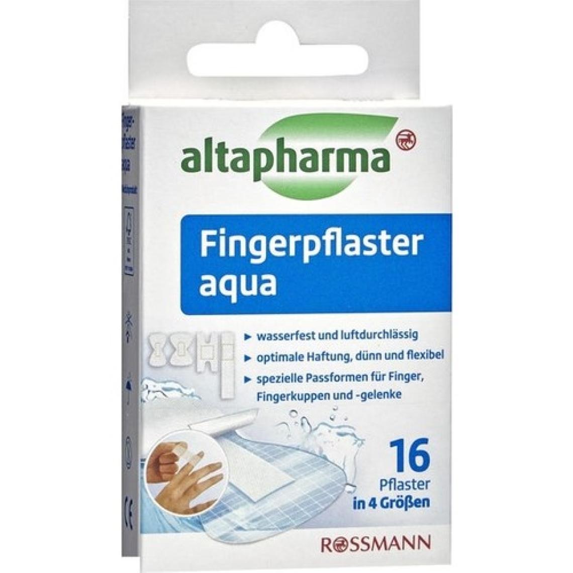 Altapharma Parmak Yara Bandı Aqua 4 Farklı Boyutta