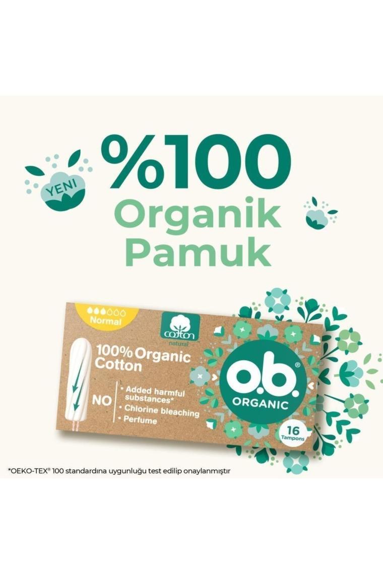 O.b Organic Normal Tampon 16'lı Paket