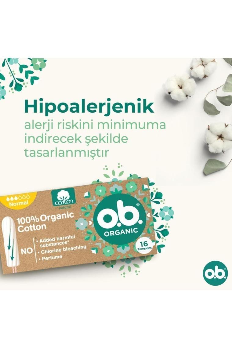 O.b Organic Normal Tampon 16'lı Paket