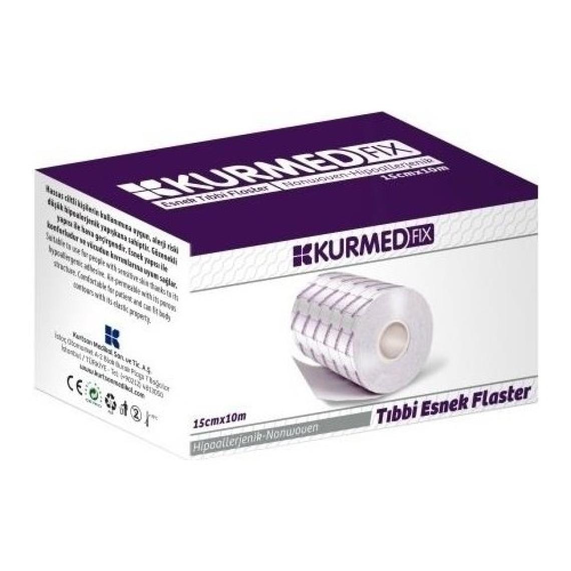 Kurmed Fix 15 CMX10 M Hipoalerjenik Tıbbi Esnek Flaster