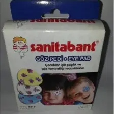 Sanitabant Çocuk Göz Pedi Kapama Bandı 24 Adet 5.0X6.2cm Optik