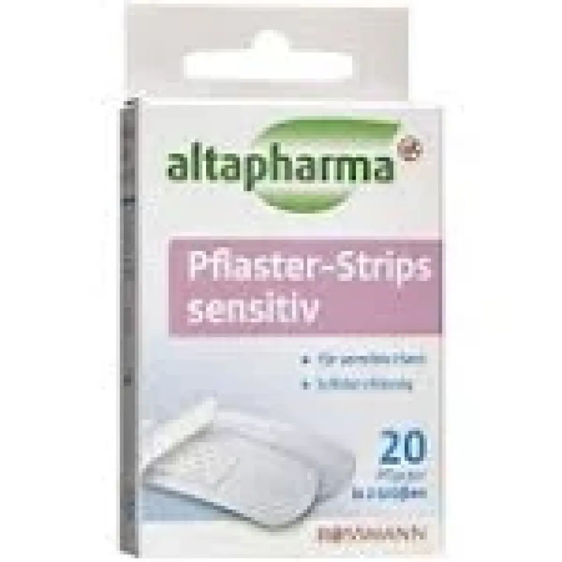 Altapharma Hassas Ciltler İçin Şerit Yara Bandı 2 Farklı Boyutta 20 Adet