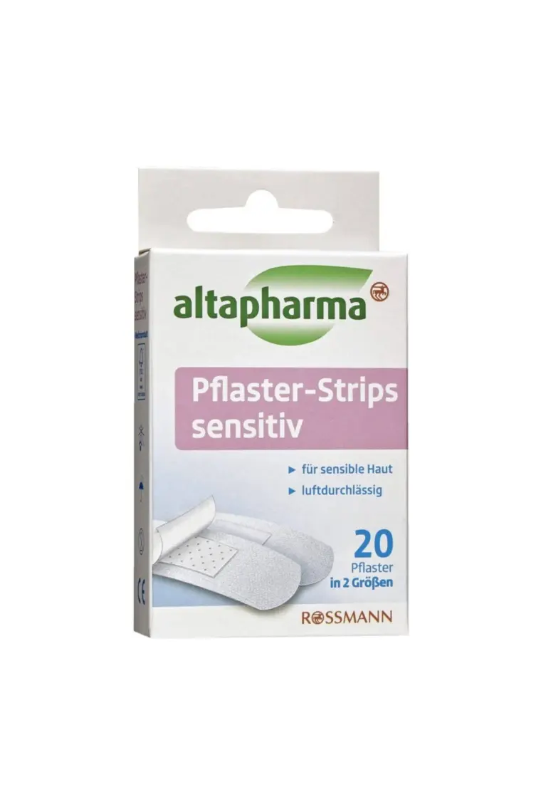 Altapharma Hassas Ciltler İçin Şerit Yara Bandı 2 Farklı Boyutta 20 Adet