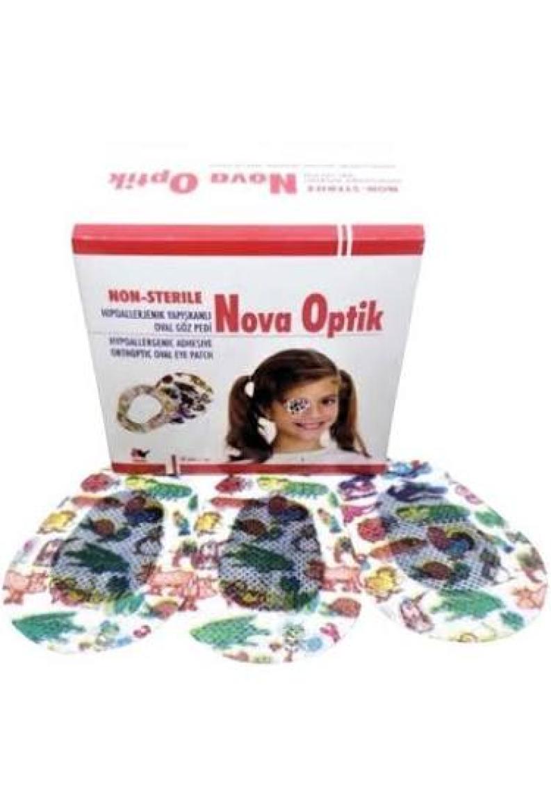 Nova Yetişkin Göz Kapama Bandı 6,5 x 9,5 cm 50 Adet